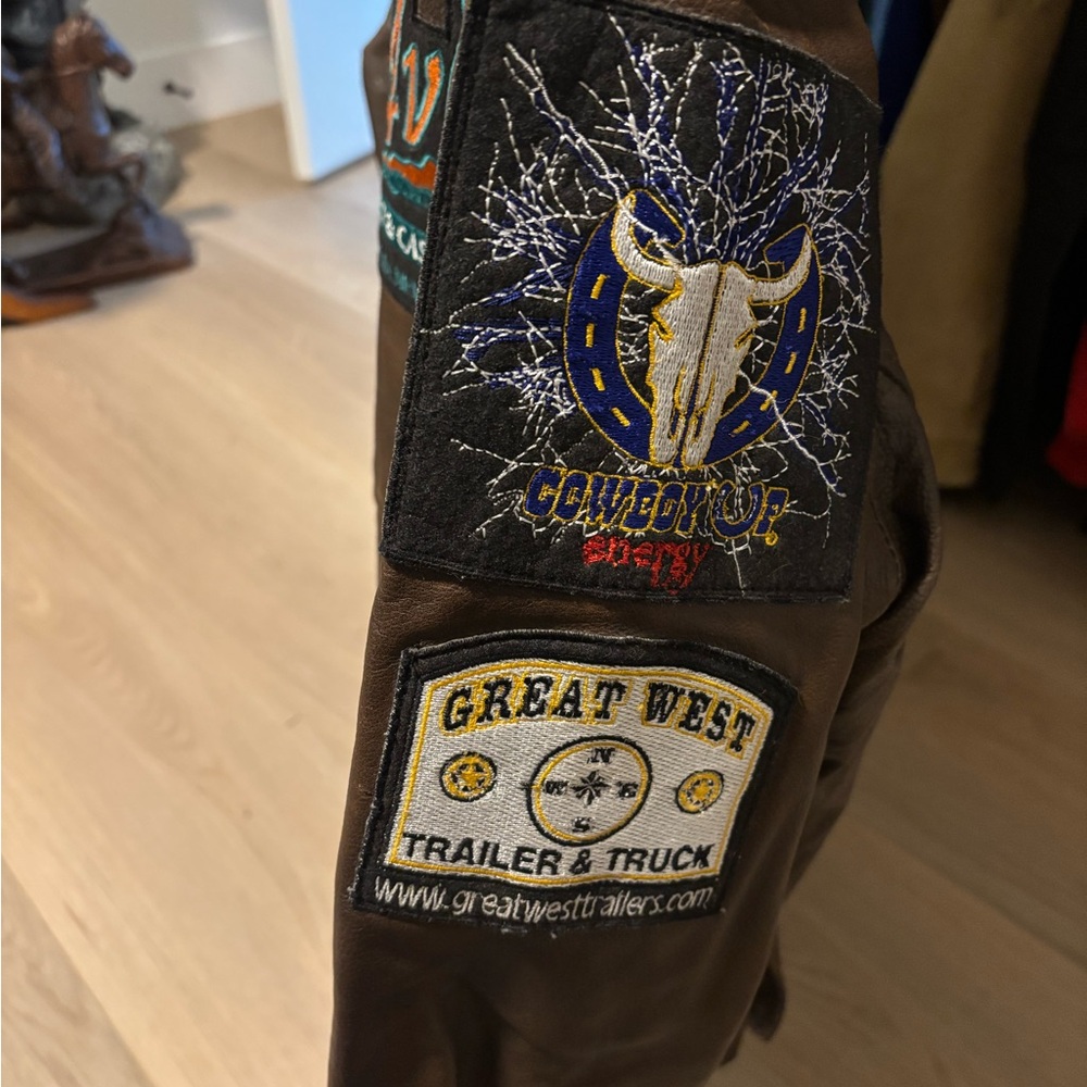 Brown Genuine Rodeo Contestant Roping Heeler Jacket - Picture 5 of 11